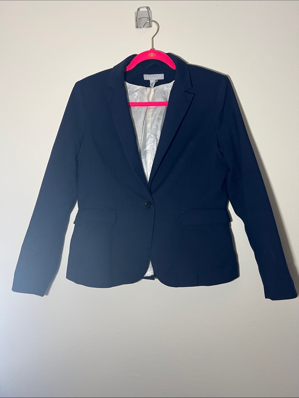 H&M Navy Single-Button Women's Blazer